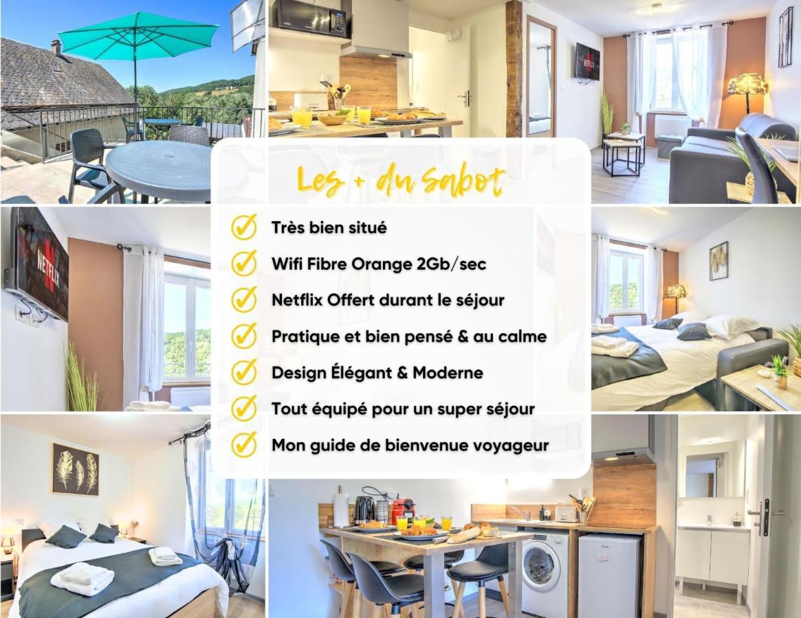Le Sabot - Netflix/Wi-Fi Fibre/Terasse - 4 Pers Apartment Banassac Bagian luar foto